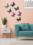 Securit 3D-Wand-Kreidetafel BIRD, schwarz