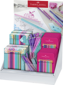 FABER-CASTELL GRIP SPARKLE, Thekendisplay 2020