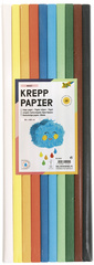 folia Krepppapier-Rollen BASIC, 500 mm x 2 m, sortiert