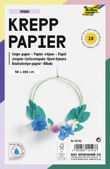 folia Krepppapier-Rollen BASIC, 500 mm x 2 m, sortiert