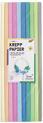 folia Krepppapier-Rollen BASIC, 500 mm x 2 m, sortiert