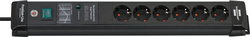 Brennenstuhl 1951160401 Steckdosenleiste Premium-Line 60.000A, 6-fach