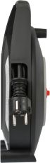 brennenstuhl Vario Line Kabelbox 4-fach schwarz/lichtgrau 10m H05VV-F 3G1,5