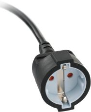 brennenstuhl Qualitäts-Kunststoff-Verlängerungskabel mit Flachstecker 5m H05VV-F3G1,5 schwarz