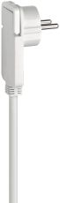 brennenstuhl Qualitäts-Kunststoff-Verlängerungskabel mit Flachstecker 2m H05VV-F3G1,5 weiss