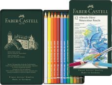 FABER-CASTELL 117512 Aquarellstifte ALBRECHT DÜRER, 12er Metalletui