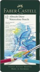 FABER-CASTELL 117512 Aquarellstifte ALBRECHT DÜRER, 12er Metalletui