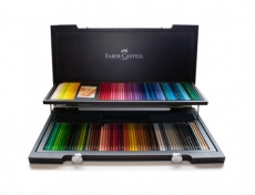 FABER-CASTELL Buntstifte POLYCHROMOS, 120er Holzkoffer