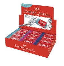 FABER-CASTELL Kunststoff-Radierer DUST-FREE, farbig sortiert