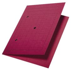 Leitz 3998 Umlaufmappe, A4, Gitterdruck, Manilakarton 320 g/qm, rot