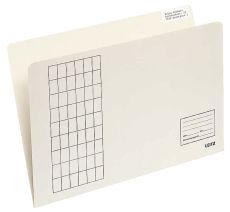 Leitz 2433 Einstellmappe einfach, vertikal, Gitterdruck, Kraftkarton, chamois