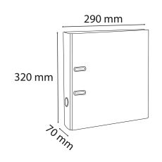 EXACOMPTA PVC-Ordner Premium, DIN A4, 70 mm, grün