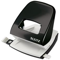 Leitz 5008 Bürolocher NeXXt - 30 Blatt, schwarz metallic