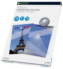 Leitz 7487 Laminierfolie UDT - A3, glänzend, 100 mym, 100 Stück