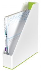 LEITZ Stehsammler WOW Duo Colour, DIN A4, Polystyrol, grün