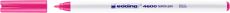 Textilpen edding 4600, Rundspitze, 1 mm, neonrosa