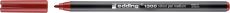Fasermaler edding 1300 color pen, ca. 2 mm, karmesin