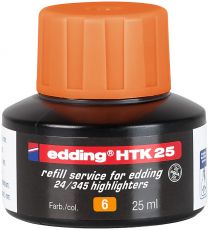 Nachfülltinte edding HTK 25, f.edding Highlighter, 25 ml, orange