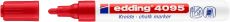 Kreidemarker edding 4095, 2 - 3 mm, rot