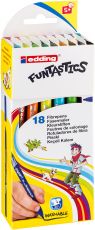 Fasermaler Filzstifte e-15 18er Set FUNTASTIC, ca. 1 mm