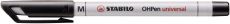 Folienstift - STABILO OHPen universal - wasserlöslich medium - 8er Pack - mit 8 verschiedenen Farben