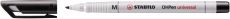Folienstift - STABILO OHPen universal - wasserlöslich medium - 8er Pack - mit 8 verschiedenen Farben