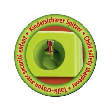 Spitzer - STABILO woody 3 in 1 Spitzer - für extradicke Stifte - rot/grün