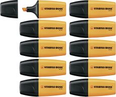 Textmarker - STABILO BOSS MINI - 10er Pack - orange