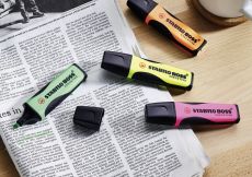 Premium-Textmarker - STABILO BOSS EXECUTIVE - 10er Pack - grün
