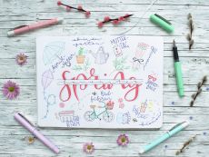 Tintenroller - STABILO beFab! Pastel in pink - Einzelstift - inklusive Patrone