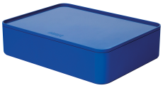 HAN SMART-ORGANIZER ALLISON – praktische Utensilienbox mit Innenschale und Deckel, royal blue, 1110-14