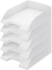 Leitz Briefkorb A4 Standard Plus weiß 52270001 5er Pack