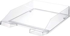 HAN Briefablage KLASSIK TRANSPARENT, 6 STÜCK, moderne, transparente und stapelbare Ablage im frischen Design bis Format A4/C4, 1026-X-23, transparent-glasklar,