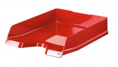 Briefablage VIVA, DIN A4/C4, mit Clip, hochglänzend 5er Pack Farbe: rot
