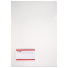 Aktenhülle A4 transparent mit Einstecktasche 10er