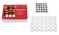 Idena LED Teelichte 24er