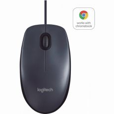 10er Pack Logitech B100 optical USB black  Optische Maus kabelgebunden