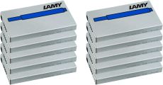 10x LAMY Tintenpatronen T10 blau 10er Sparpack