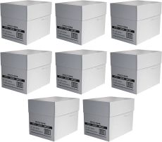 20.000 Blatt Profi Business economy Pack 8 Karton mit je 2.500 Seiten Blatt Pages Kopier- & Druckerpapier weiß A4 80g/m² für Laser- & Tintenstrahldrucker, Kopier und Fax, weiß