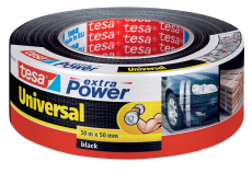 6er Pack tesa extra Power® Gewebeband Universal, schwarz
