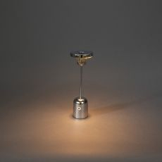 LED USB-Tischleuchte Cassis in Silber 2,5W 120lm IP54