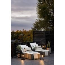 Konstsmide 7532-750 Bologna Gartenleuchte Laterne LED E27 40 W Schwarz