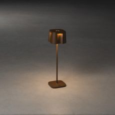 Konstsmide 7818-970 Nice Rost LED-Außentischlampe 2.5 W Warmweiß Rost-Braun