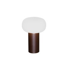 LED Akku Tischleuchte RGBW Antibes Rostfarbig Weiß 2,5W 140lm IP54