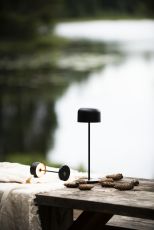 LED USB-Tischleuchte Lille in Schwarz 3,5W 150lm IP54