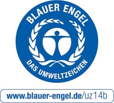 Exacompta Original Falken 100er Pack Karton-Trennstreifen. Made in Germany. 10,5 x 24 cm blau Trennlaschen Trennblätter Ordner Register Blauer Engel