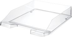 HAN 1026-X-23, Briefablage KLASSIK, 12 Stück, Modern, Schick, Transparent und Hochglänzend, transparent-glasklar