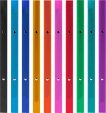 Exacompta 541999E 10er Pack Premium Ringbuch Opak aus blickdichten Kunststoff DIN A4 mit 2-Ring Mechanik perfekt für die Schule und das Büro Ordner Ring-Mappe Aktenmappe farbig sortiert
