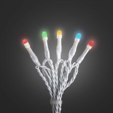 Konstsmide 3813-502 - Micro LED Lichterkette, gefrostet, 200 bunte Dioden