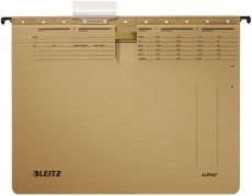 Leitz 1914 Hängehefter ALPHA® - kfm. Heftung, Natron-Karton, naturbraun